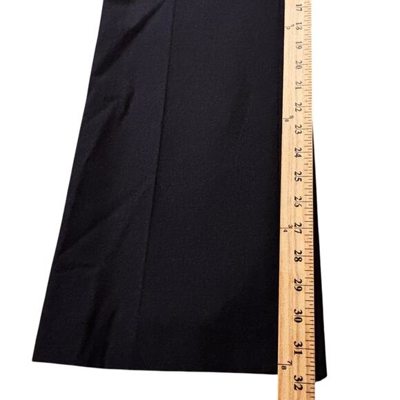 Talbots Barely Boot Lightweight Wool Dress Pants High Rise Navy Blue Stretch 16 - Picture 3 of 6